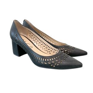 Unisa Pumps Black Perforated 6.5